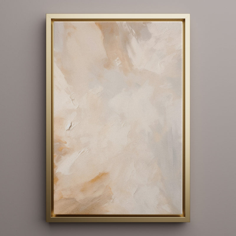 Canvas Wall Art Stretched Over Wooden Frame with Floating Frame and Brown Dust Painting CV4129 - Al Rugaib Furniture