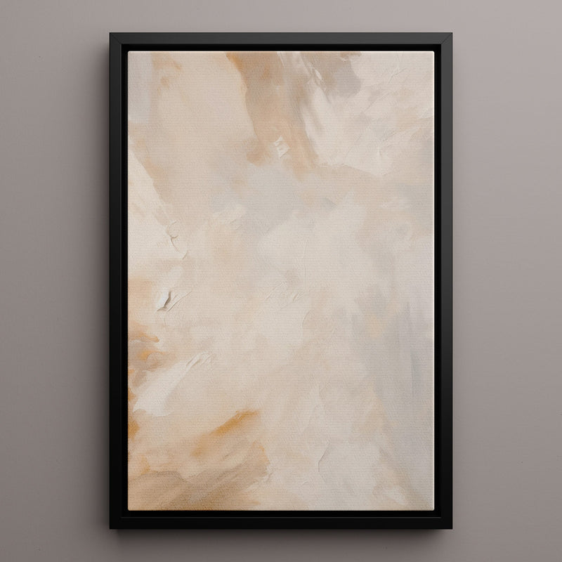 Canvas Wall Art Stretched Over Wooden Frame with Floating Frame and Brown Dust Painting CV4129 - Al Rugaib Furniture