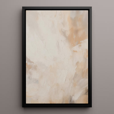 Canvas Wall Art Stretched Over Wooden Frame with Floating Frame and Brown Smoke Painting CV4134 - Al Rugaib Furniture
