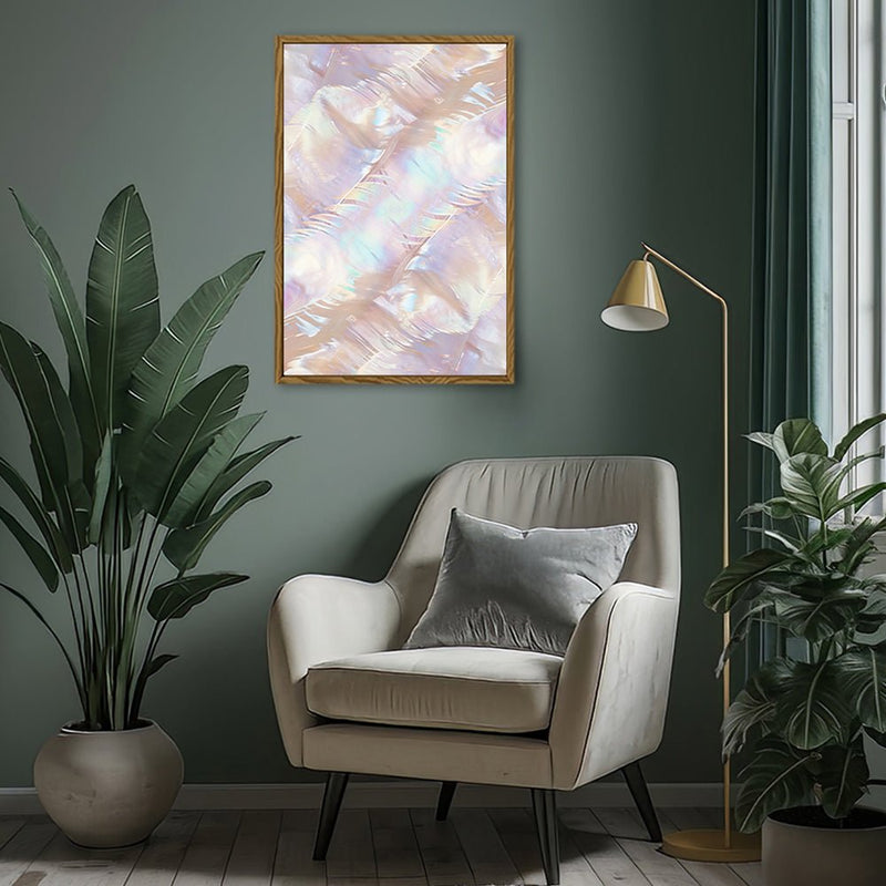 Canvas Wall Art Stretched Over Wooden Frame with Floating Frame and Colourful Painting CV4142 - Al Rugaib Furniture