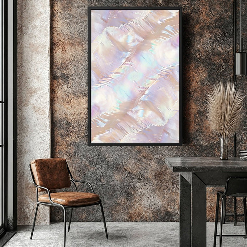 Canvas Wall Art Stretched Over Wooden Frame with Floating Frame and Colourful Painting CV4142 - Al Rugaib Furniture