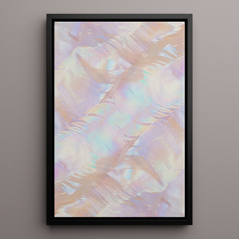 Canvas Wall Art Stretched Over Wooden Frame with Floating Frame and Colourful Painting CV4142 - Al Rugaib Furniture