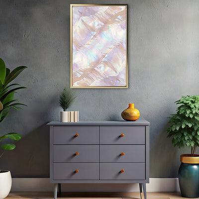 Canvas Wall Art Stretched Over Wooden Frame with Floating Frame and Colourful Painting CV4142 - Al Rugaib Furniture