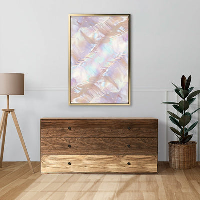 Canvas Wall Art Stretched Over Wooden Frame with Floating Frame and Colourful Painting CV4142 - Al Rugaib Furniture