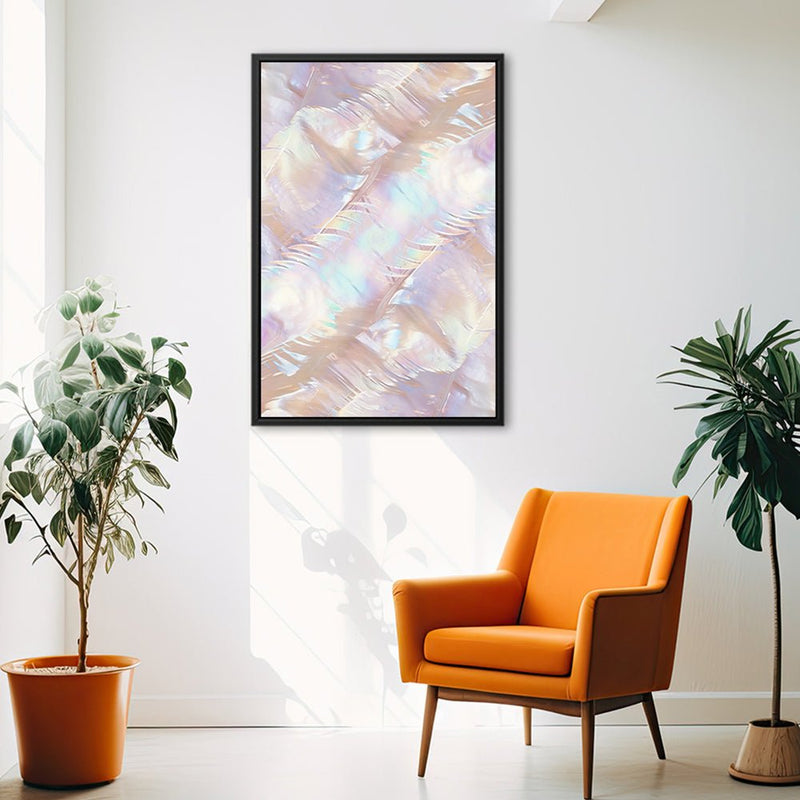 Canvas Wall Art Stretched Over Wooden Frame with Floating Frame and Colourful Painting CV4142 - Al Rugaib Furniture