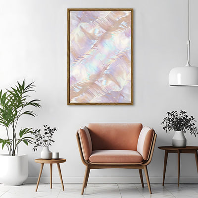 Canvas Wall Art Stretched Over Wooden Frame with Floating Frame and Colourful Painting CV4142 - Al Rugaib Furniture