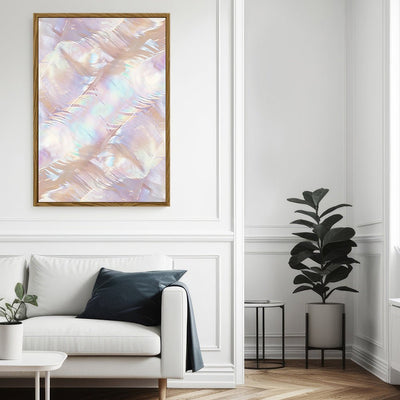 Canvas Wall Art Stretched Over Wooden Frame with Floating Frame and Colourful Painting CV4142 - Al Rugaib Furniture