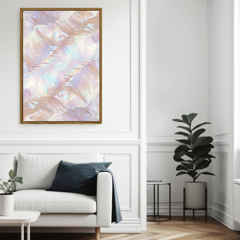 Canvas Wall Art Stretched Over Wooden Frame with Floating Frame and Colourful Painting CV4142 - Al Rugaib Furniture