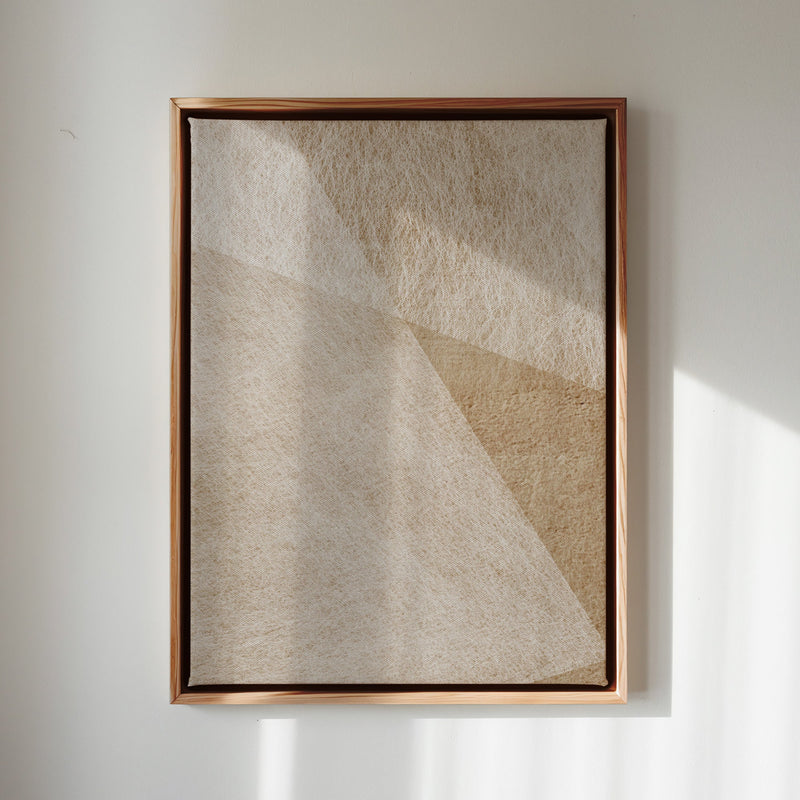 Canvas Wall Art Stretched Over Wooden Frame with Floating Frame and Golden Horse Abstract Painting CV4174 - Al Rugaib Furniture