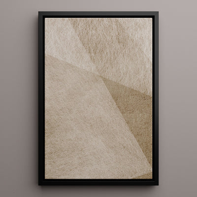 Canvas Wall Art Stretched Over Wooden Frame with Floating Frame and Golden Horse Abstract Painting CV4174 - Al Rugaib Furniture