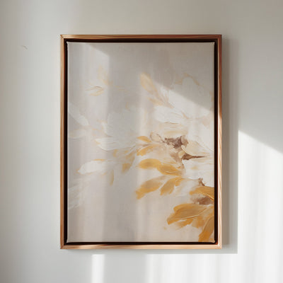 Canvas Wall Art Stretched Over Wooden Frame with Floating Frame and Luxury Flower Bouquet Painting CV4193 - Al Rugaib Furniture