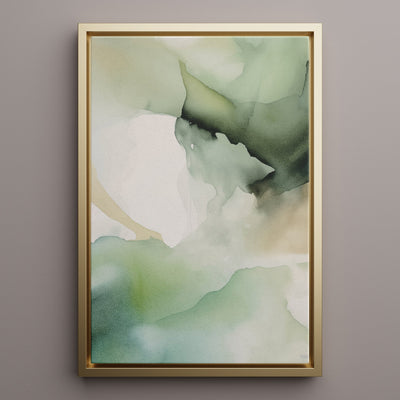 Canvas Wall Art Stretched Over Wooden Frame with Floating Frame and Mixed Colours Painting CV4198 - Al Rugaib Furniture