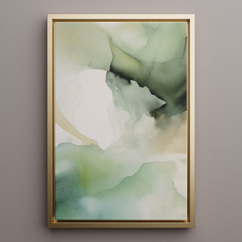 Canvas Wall Art Stretched Over Wooden Frame with Floating Frame and Mixed Colours Painting CV4198 - Al Rugaib Furniture