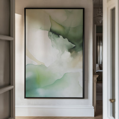 Canvas Wall Art Stretched Over Wooden Frame with Floating Frame and Mixed Colours Painting CV4198 - Al Rugaib Furniture