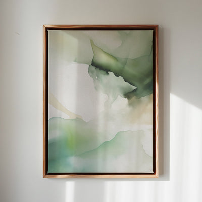 Canvas Wall Art Stretched Over Wooden Frame with Floating Frame and Mixed Colours Painting CV4198 - Al Rugaib Furniture