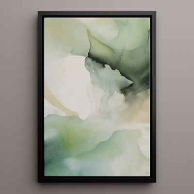 Canvas Wall Art Stretched Over Wooden Frame with Floating Frame and Mixed Colours Painting CV4198 - Al Rugaib Furniture