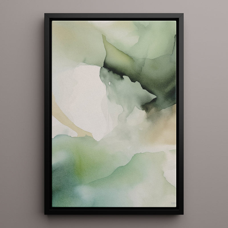 Canvas Wall Art Stretched Over Wooden Frame with Floating Frame and Mixed Colours Painting CV4198 - Al Rugaib Furniture