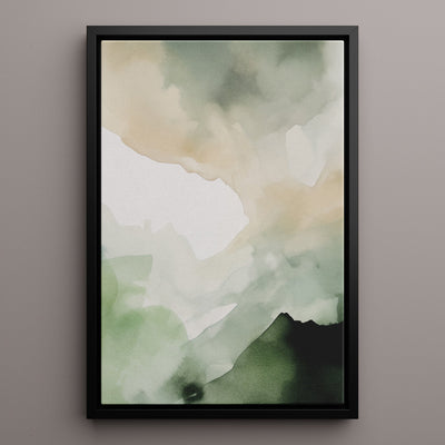 Canvas Wall Art Stretched Over Wooden Frame with Floating Frame and Mixed Colours Painting CV4205 - Al Rugaib Furniture