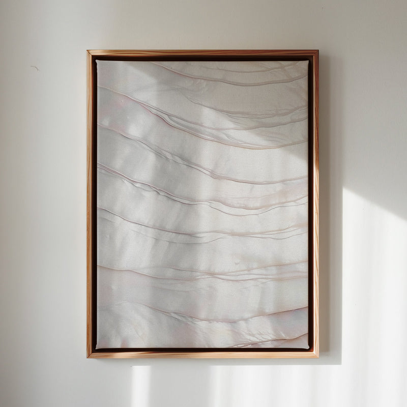 Canvas Wall Art Stretched Over Wooden Frame with Floating Frame and Pearly Shell Painting CV4207 - Al Rugaib Furniture