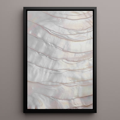 Canvas Wall Art Stretched Over Wooden Frame with Floating Frame and Pearly Shell Painting CV4207 - Al Rugaib Furniture