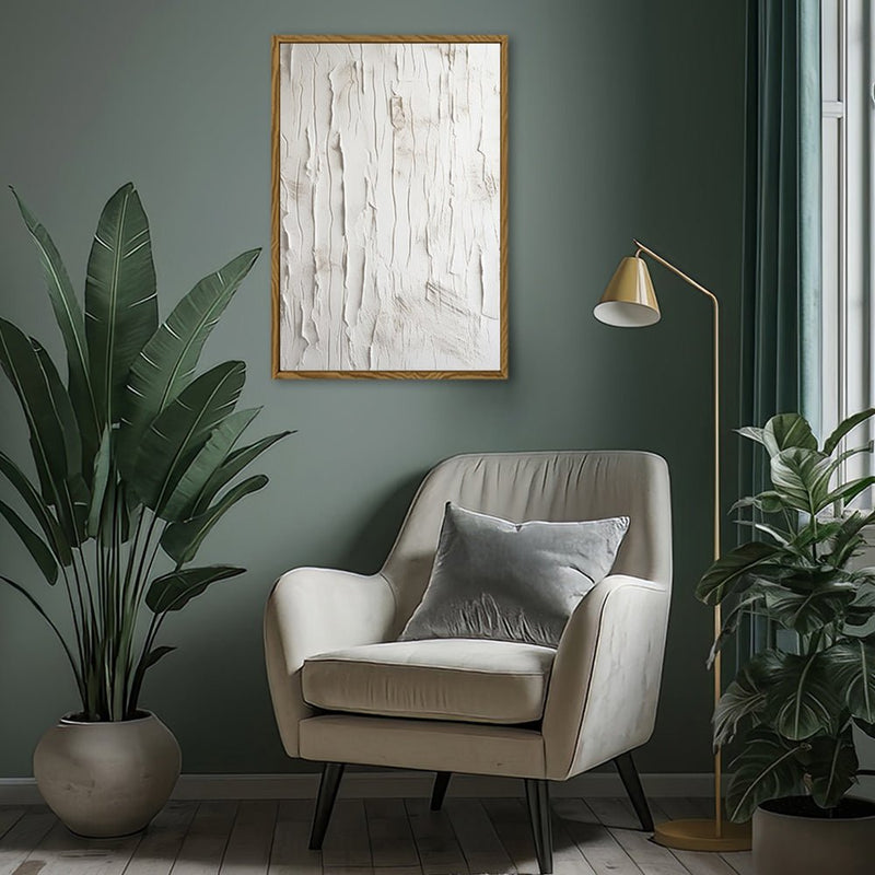 Canvas Wall Art Stretched Over Wooden Frame with Floating Frame and Scratches Painting CV4219 - Al Rugaib Furniture