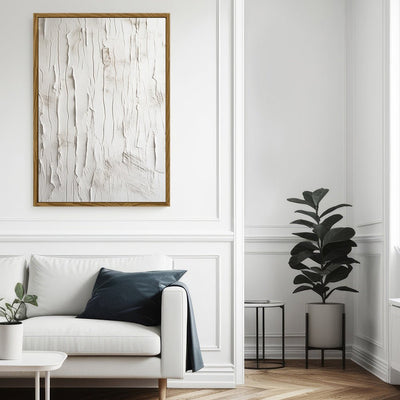 Canvas Wall Art Stretched Over Wooden Frame with Floating Frame and Scratches Painting CV4219 - Al Rugaib Furniture