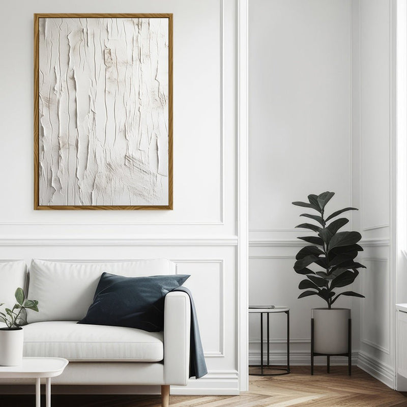 Canvas Wall Art Stretched Over Wooden Frame with Floating Frame and Scratches Painting CV4219 - Al Rugaib Furniture