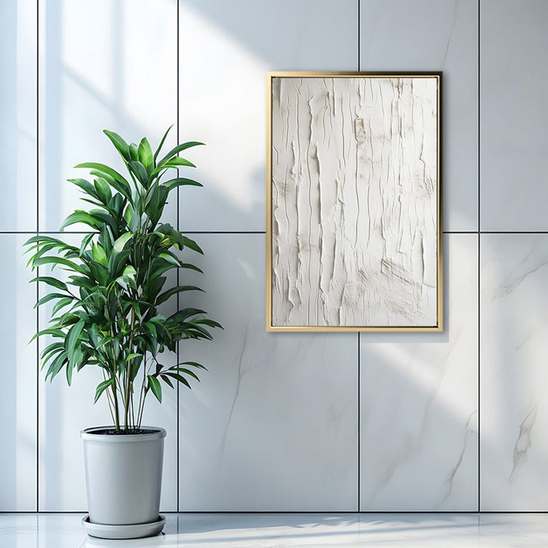 Canvas Wall Art Stretched Over Wooden Frame with Floating Frame and Scratches Painting CV4219 - Al Rugaib Furniture