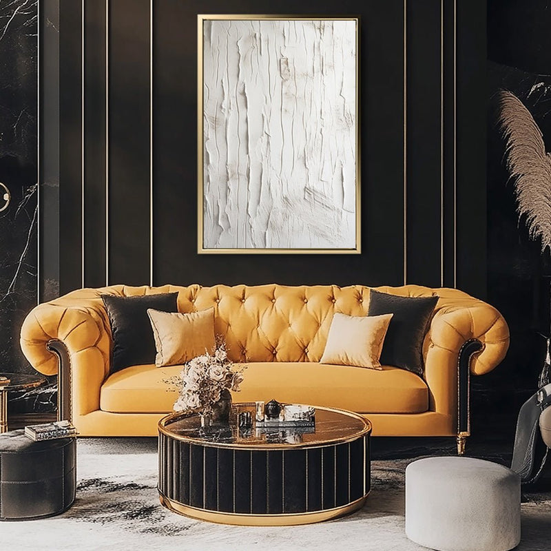 Canvas Wall Art Stretched Over Wooden Frame with Floating Frame and Scratches Painting CV4219 - Al Rugaib Furniture