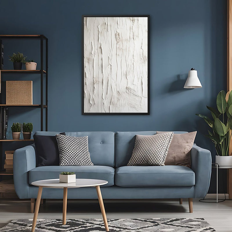 Canvas Wall Art Stretched Over Wooden Frame with Floating Frame and Scratches Painting CV4219 - Al Rugaib Furniture