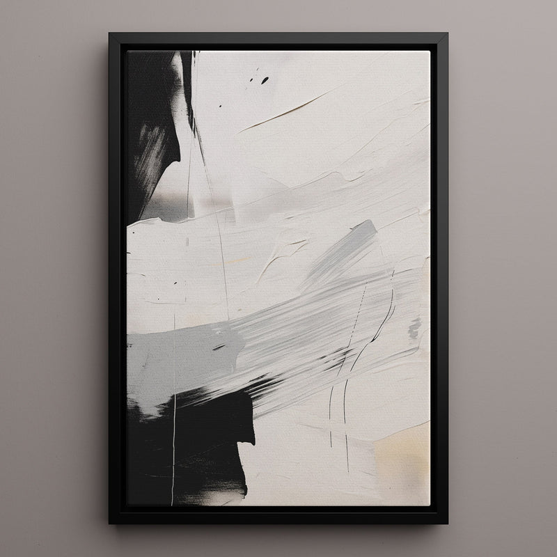 Canvas Wall Art Stretched Over Wooden Frame with Floating Frame and Touch Of Black Painting CV4251 - Al Rugaib Furniture