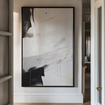 Canvas Wall Art Stretched Over Wooden Frame with Floating Frame and Touch Of Black Painting CV4251 - Al Rugaib Furniture