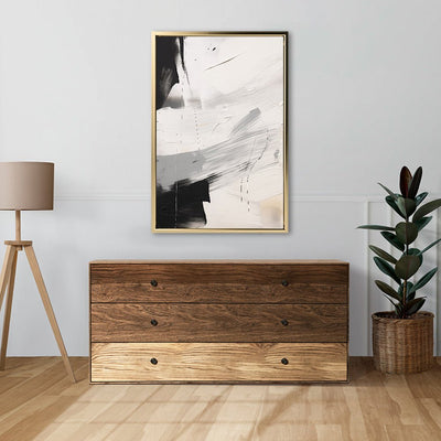 Canvas Wall Art Stretched Over Wooden Frame with Floating Frame and Touch Of Black Painting CV4251 - Al Rugaib Furniture