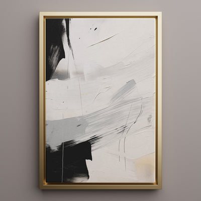 Canvas Wall Art Stretched Over Wooden Frame with Floating Frame and Touch Of Black Painting CV4251 - Al Rugaib Furniture