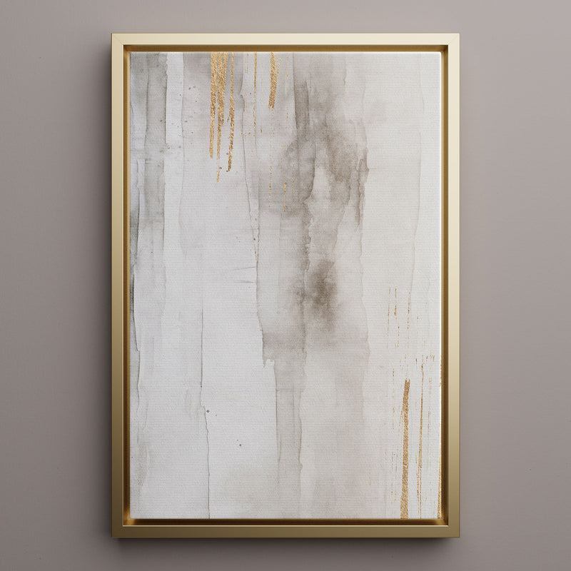 Canvas Wall Art Stretched Over Wooden Frame with Floating Frame and Touch Of Gold Painting CV4257 - Al Rugaib Furniture