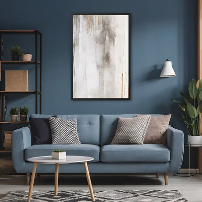 Canvas Wall Art Stretched Over Wooden Frame with Floating Frame and Touch Of Gold Painting CV4257 - Al Rugaib Furniture