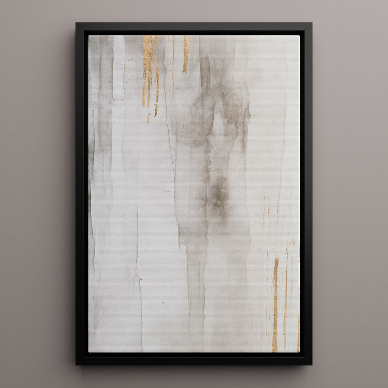 Canvas Wall Art Stretched Over Wooden Frame with Floating Frame and Touch Of Gold Painting CV4257 - Al Rugaib Furniture