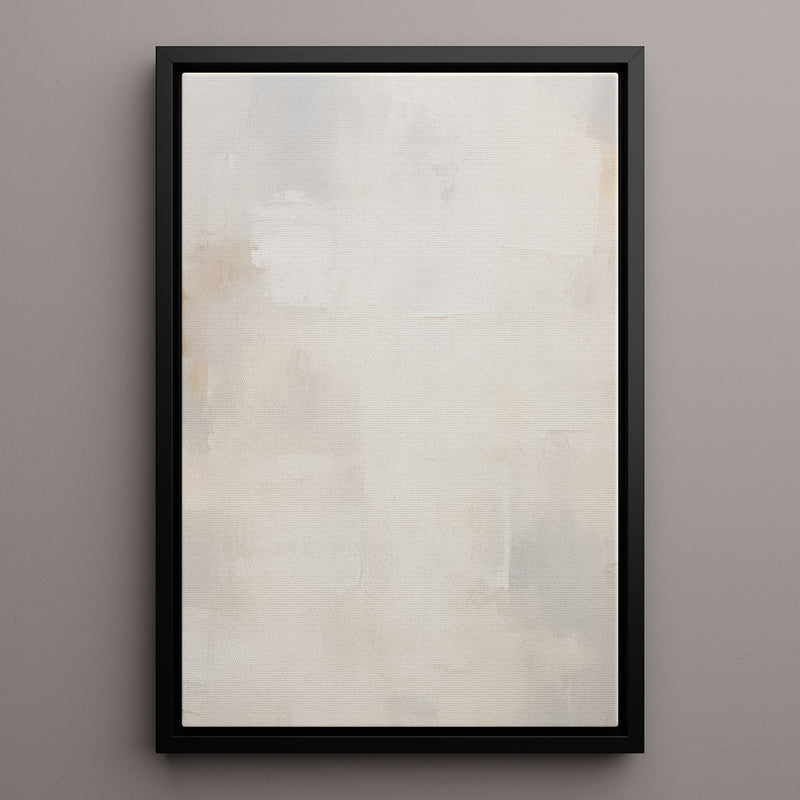 Canvas Wall Art Stretched Over Wooden Frame with Floating Frame and White Light Painting CV4265 - Al Rugaib Furniture