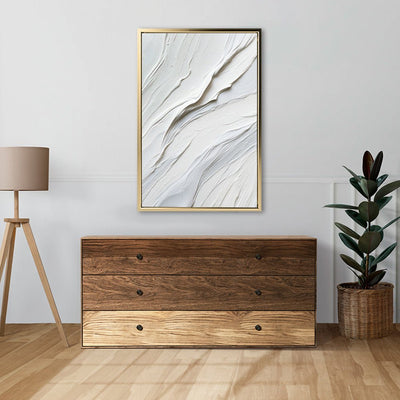 Canvas Wall Art Stretched Over Wooden Frame with Floating Frame and White Paint Painting CV4266 - Al Rugaib Furniture