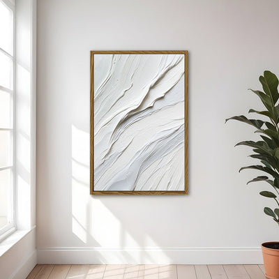 Canvas Wall Art Stretched Over Wooden Frame with Floating Frame and White Paint Painting CV4266 - Al Rugaib Furniture