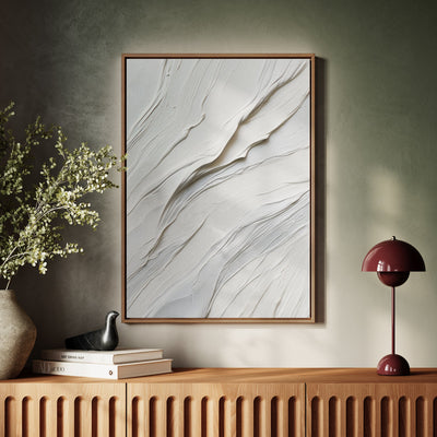 Canvas Wall Art Stretched Over Wooden Frame with Floating Frame and White Paint Painting CV4266 - Al Rugaib Furniture