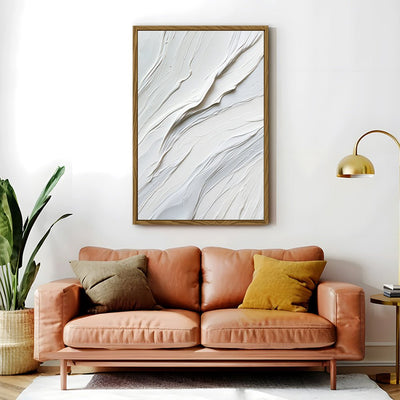 Canvas Wall Art Stretched Over Wooden Frame with Floating Frame and White Paint Painting CV4266 - Al Rugaib Furniture