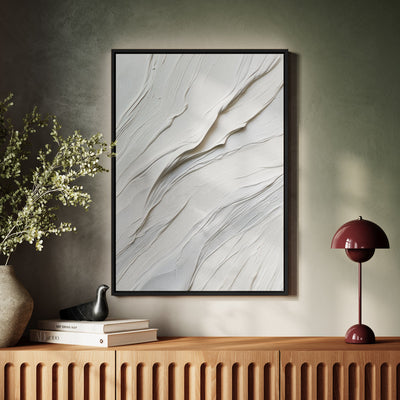 Canvas Wall Art Stretched Over Wooden Frame with Floating Frame and White Paint Painting CV4266 - Al Rugaib Furniture