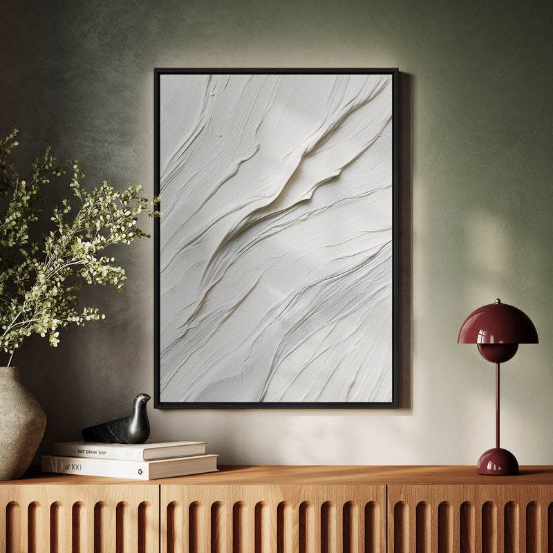 Canvas Wall Art Stretched Over Wooden Frame with Floating Frame and White Paint Painting CV4266 - Al Rugaib Furniture