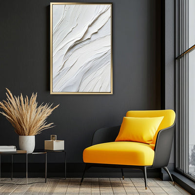 Canvas Wall Art Stretched Over Wooden Frame with Floating Frame and White Paint Painting CV4266 - Al Rugaib Furniture