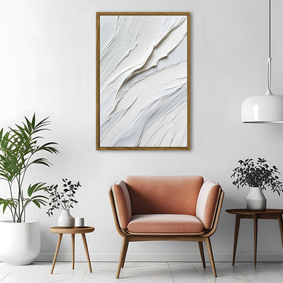 Canvas Wall Art Stretched Over Wooden Frame with Floating Frame and White Paint Painting CV4266 - Al Rugaib Furniture