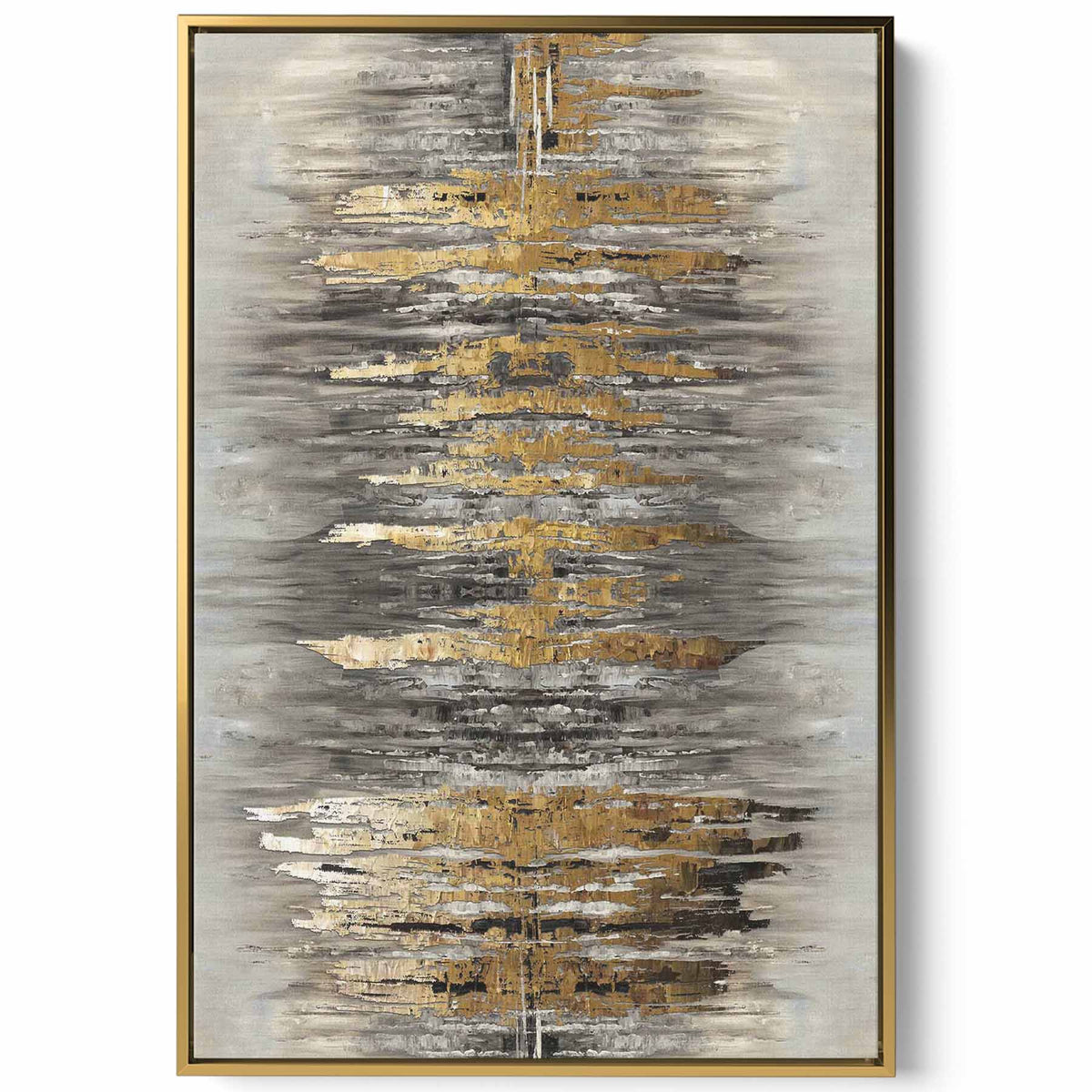 Canvas Wall Art Stretched Over Wooden Frame with Gold Floating Frame Paintings & Pictures| LOWHA