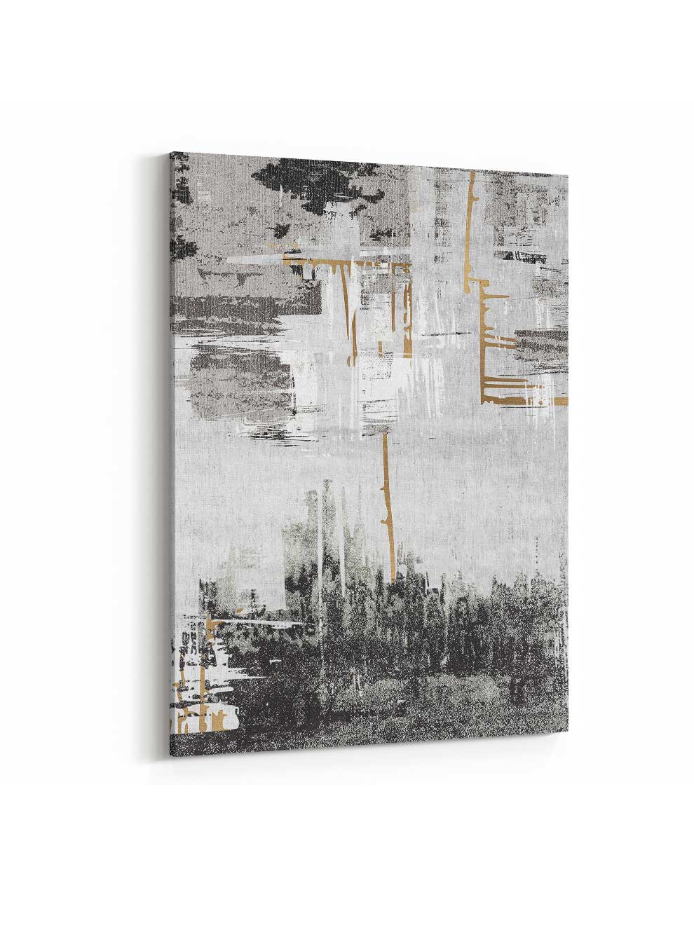 Canvas Wall Art Stretched Over Wooden Frame with Gold Floating Frame Paintings & Pictures| LOWHA