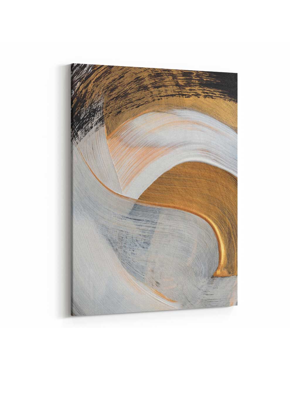 Canvas Wall Art Stretched Over Wooden Frame with Gold Floating Frame Paintings & Pictures| LOWHA