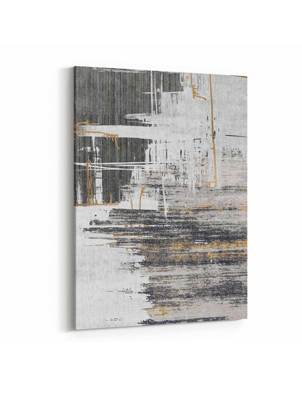 Canvas Wall Art Stretched Over Wooden Frame with Gold Floating Frame Paintings & Pictures| LOWHA